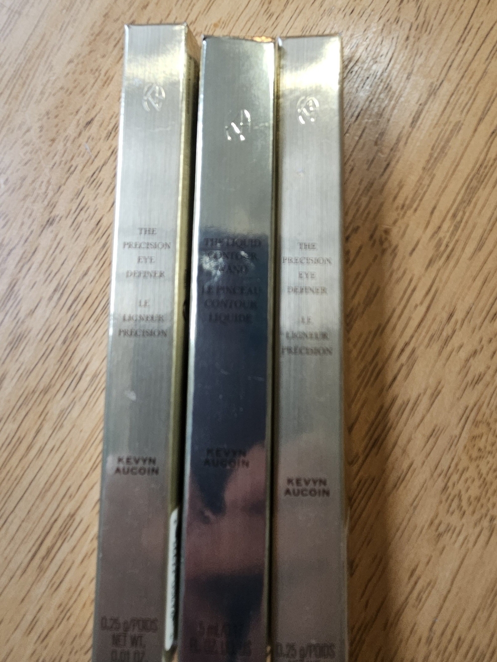 Kevyn Aucoin Liquid Contour And 2 Eye Liners - Cadence And Evergreen